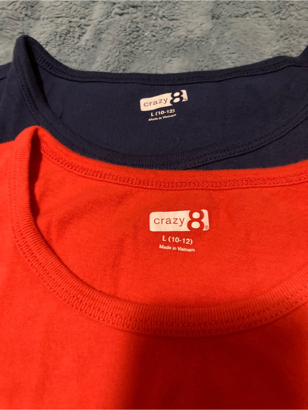 Crazy 8 Red & Navy Short Sleeve Tee Set